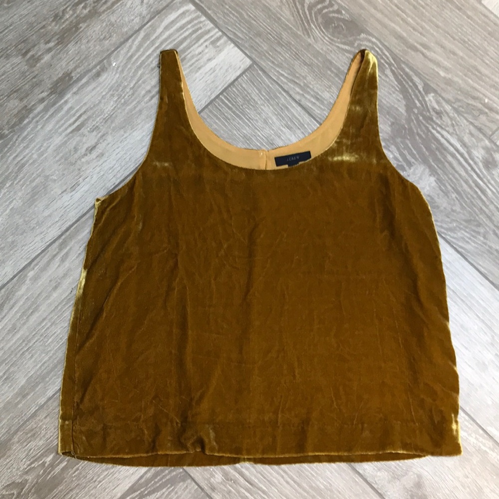 JCrew velvet tank